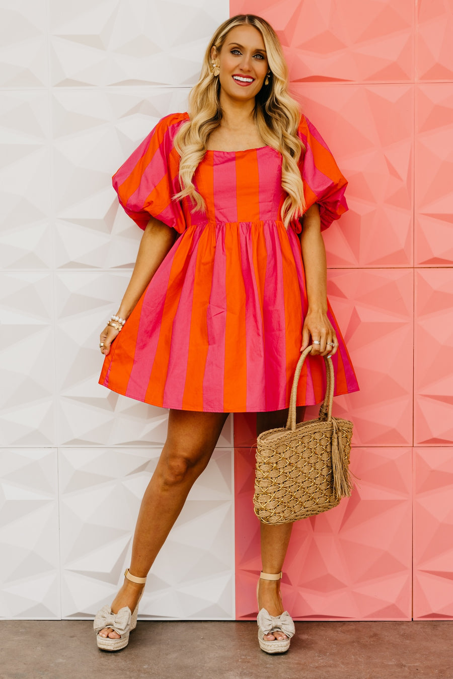 The Ariella Babydoll Mini Dress