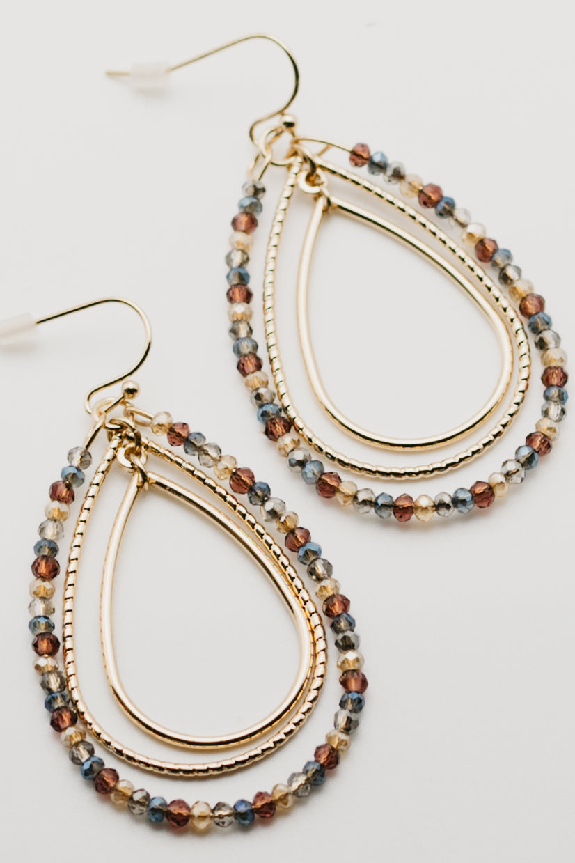 The Ezra Beaded Teardrop Earring
