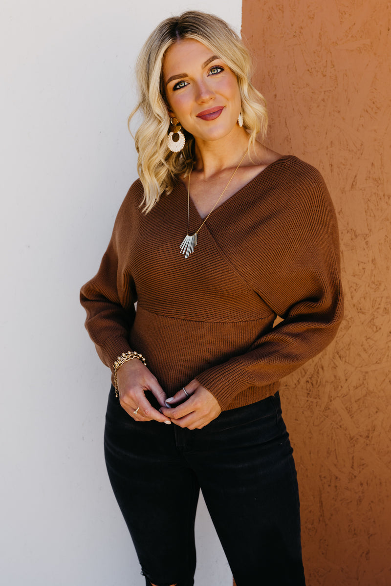 The Castiel Cross Wrap Sweater