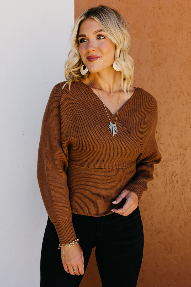 The Castiel Cross Wrap Sweater
