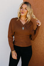 The Castiel Cross Wrap Sweater