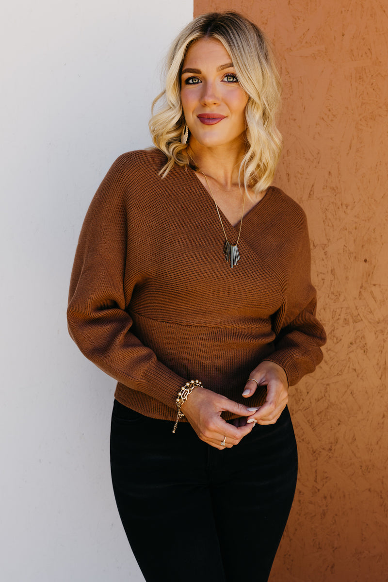 The Castiel Cross Wrap Sweater