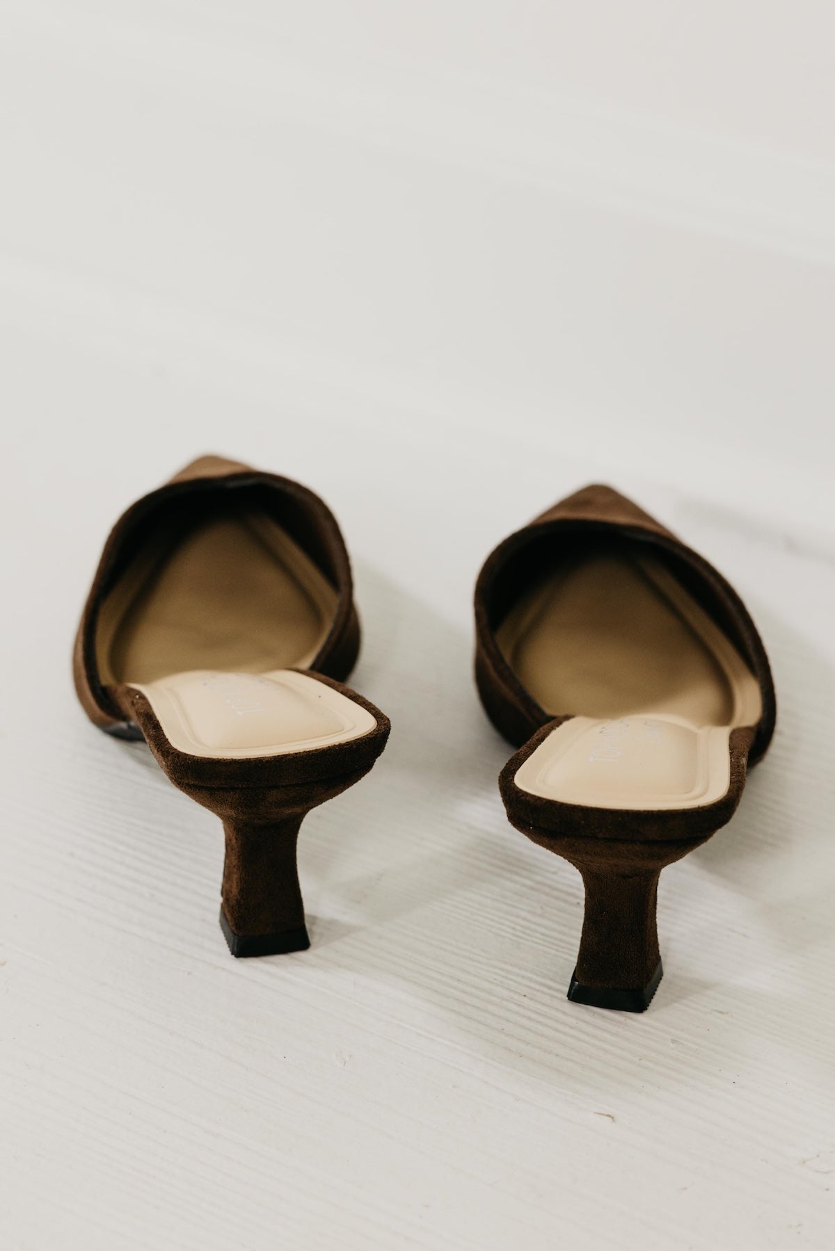 The Morley Felt Kitten Heels