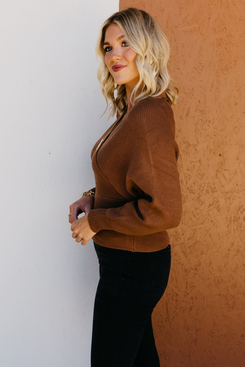 The Castiel Cross Wrap Sweater
