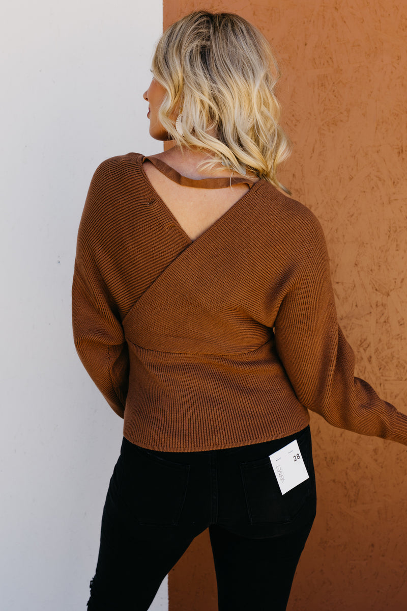 The Castiel Cross Wrap Sweater