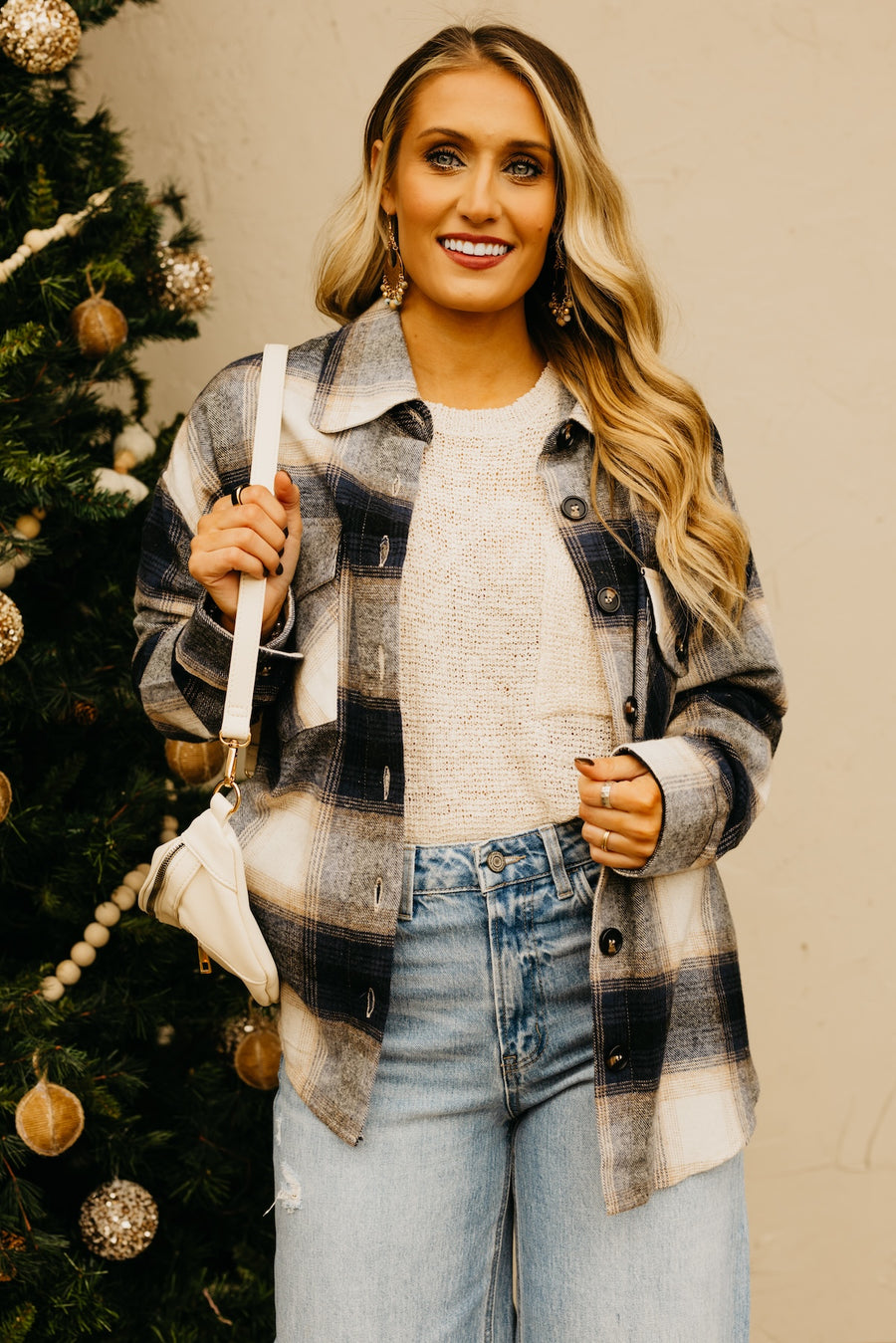 The Lia Plaid Shacket
