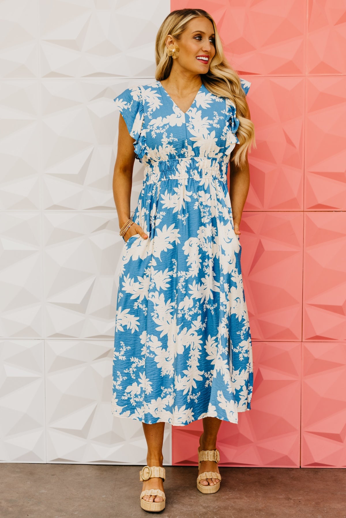 The Tabitha Floral Midi Dress