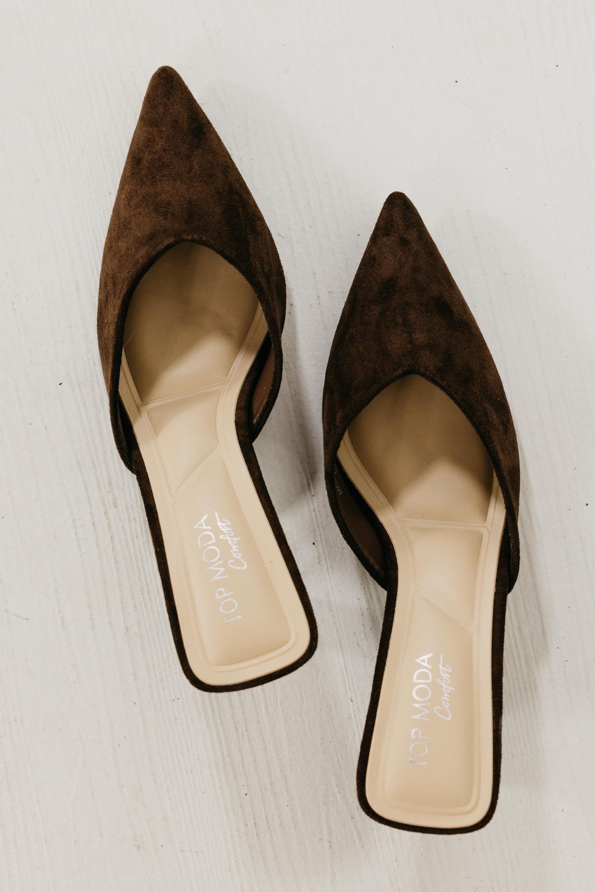 The Morley Felt Kitten Heels