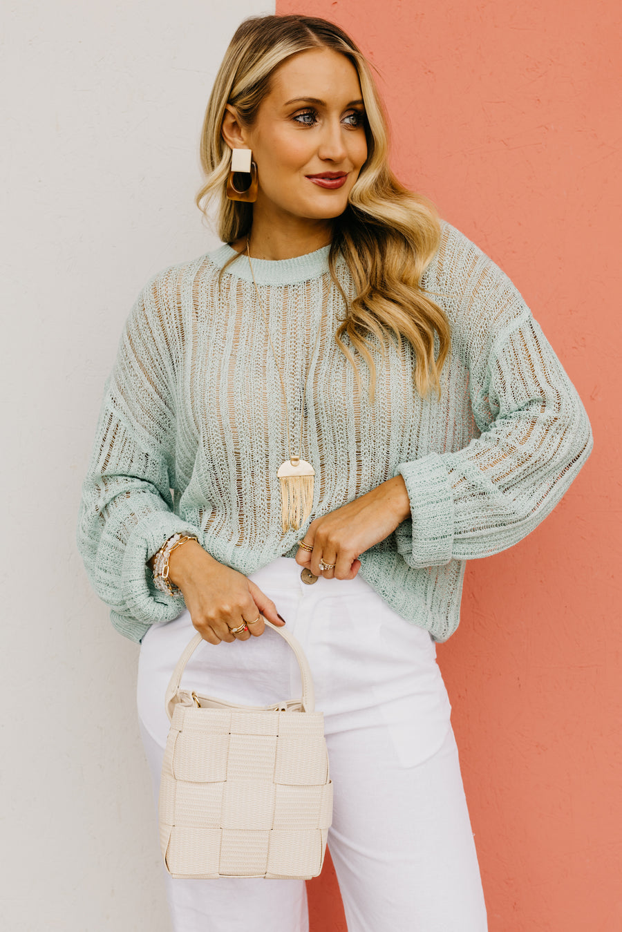 The Maggie Pointelle Sweater