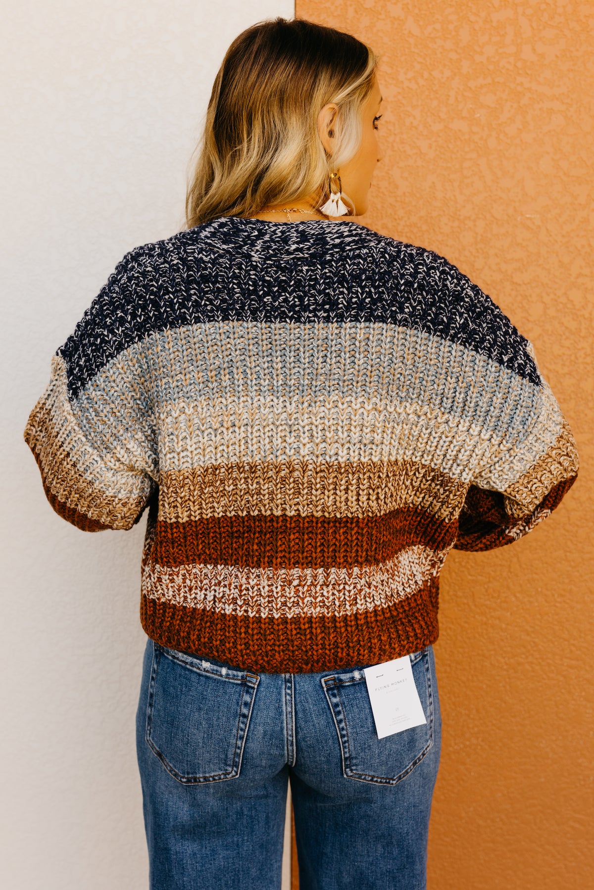 The Samantha Color Block Stripe Cardigan