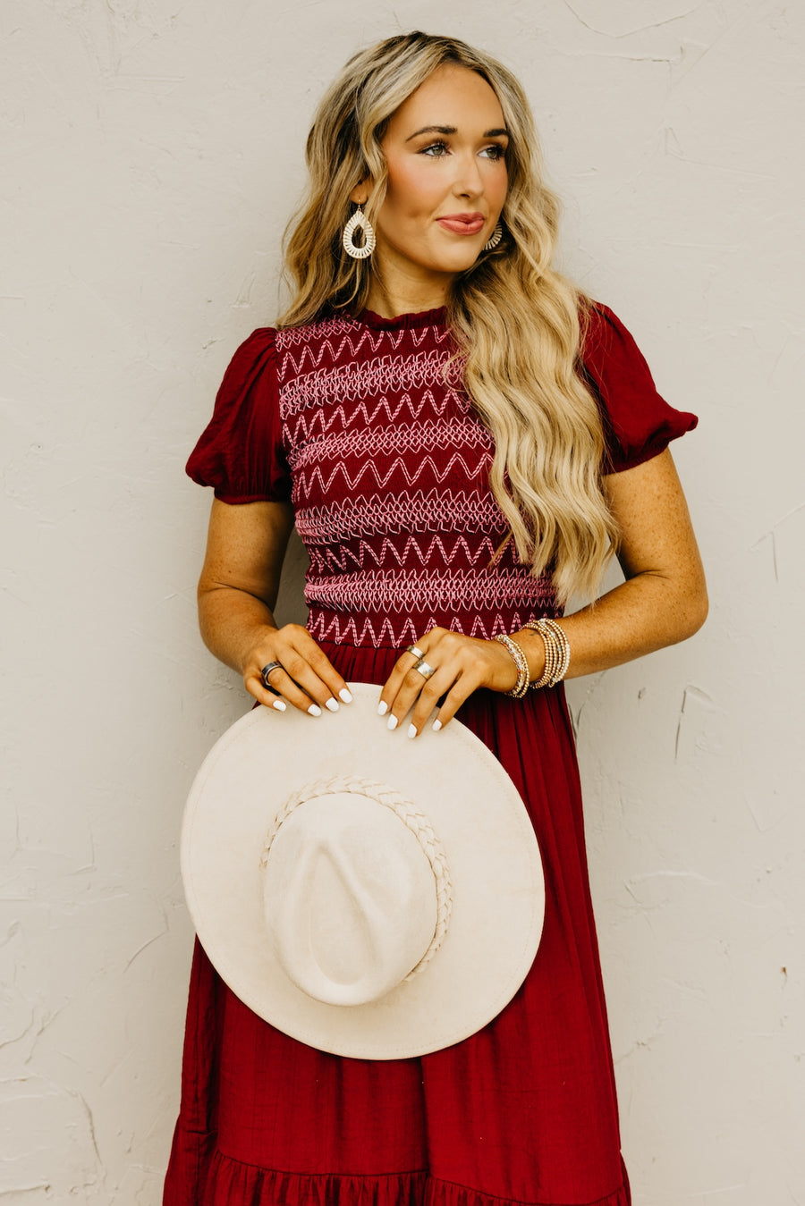 The Khaleesi Smocked Midi Dress