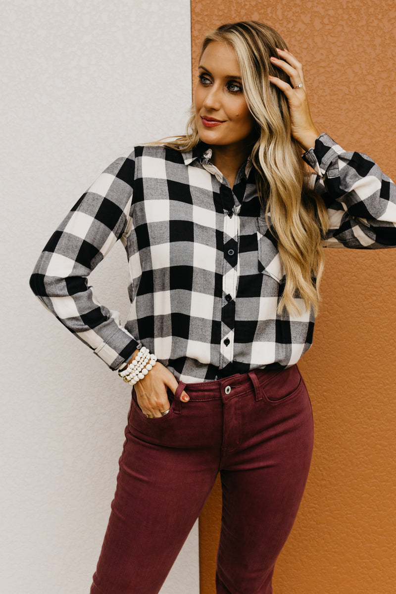 The Zola Buffalo Plaid Button Down