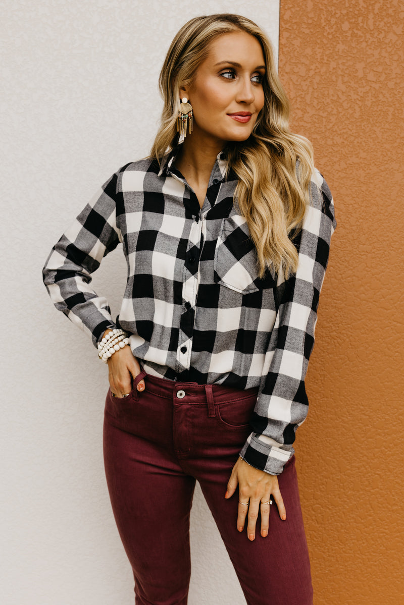 The Zola Buffalo Plaid Button Down