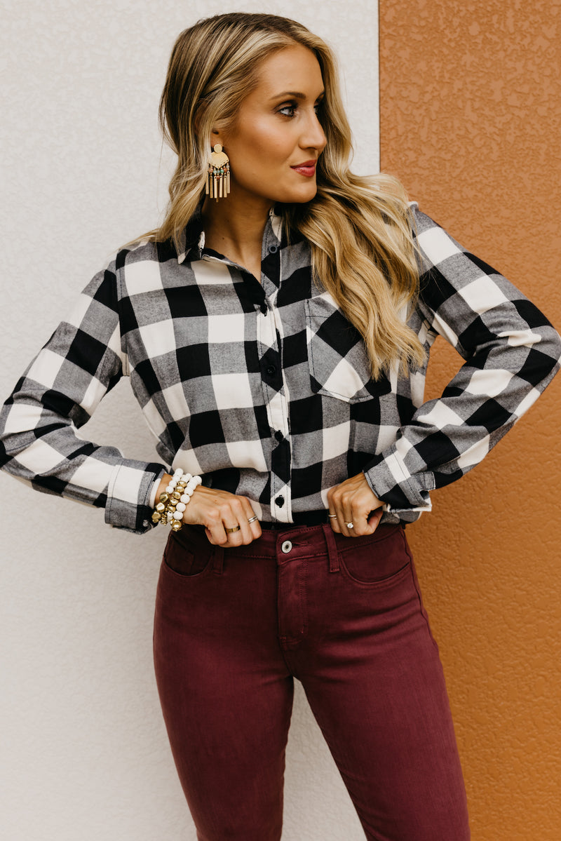 The Zola Buffalo Plaid Button Down