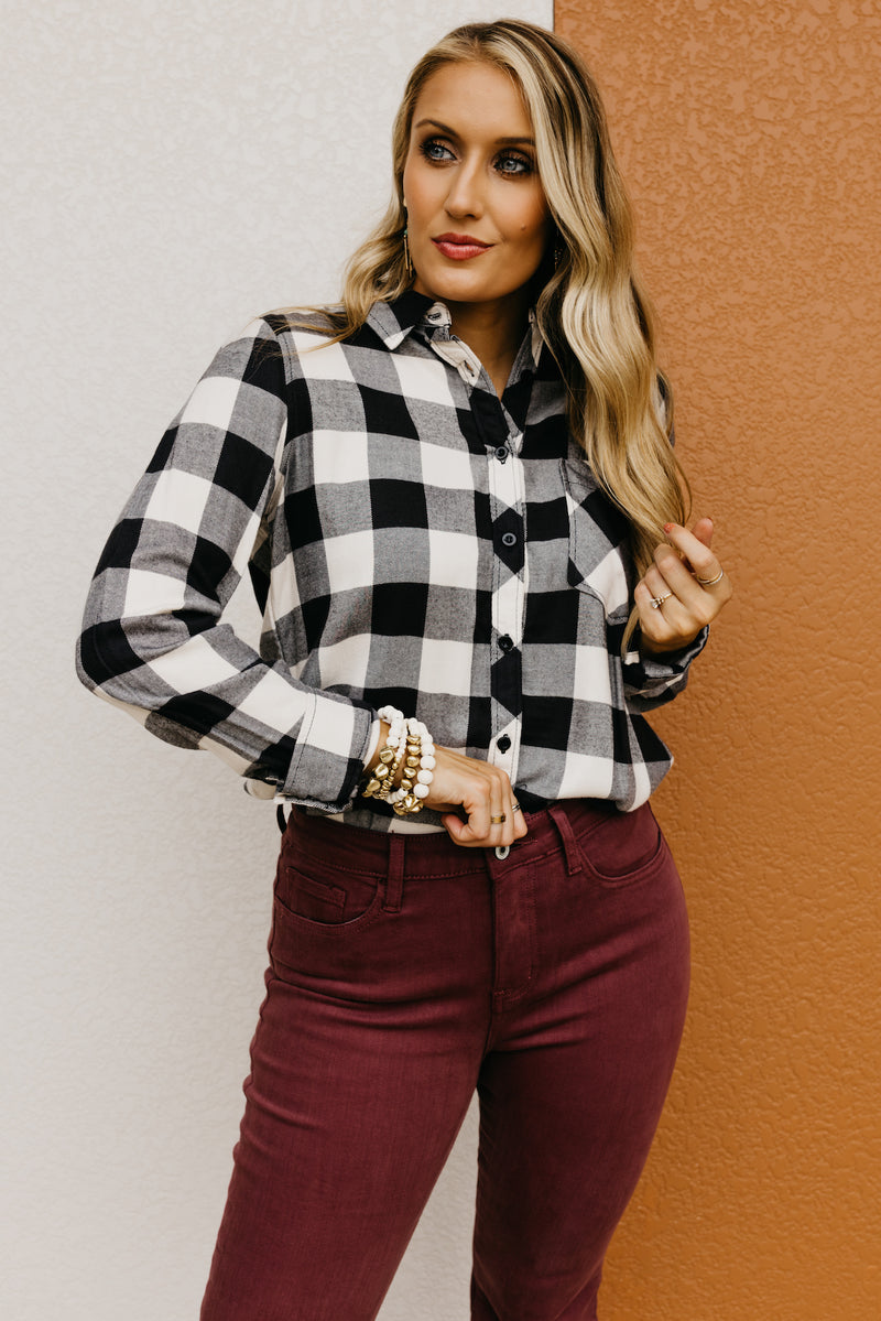 The Zola Buffalo Plaid Button Down
