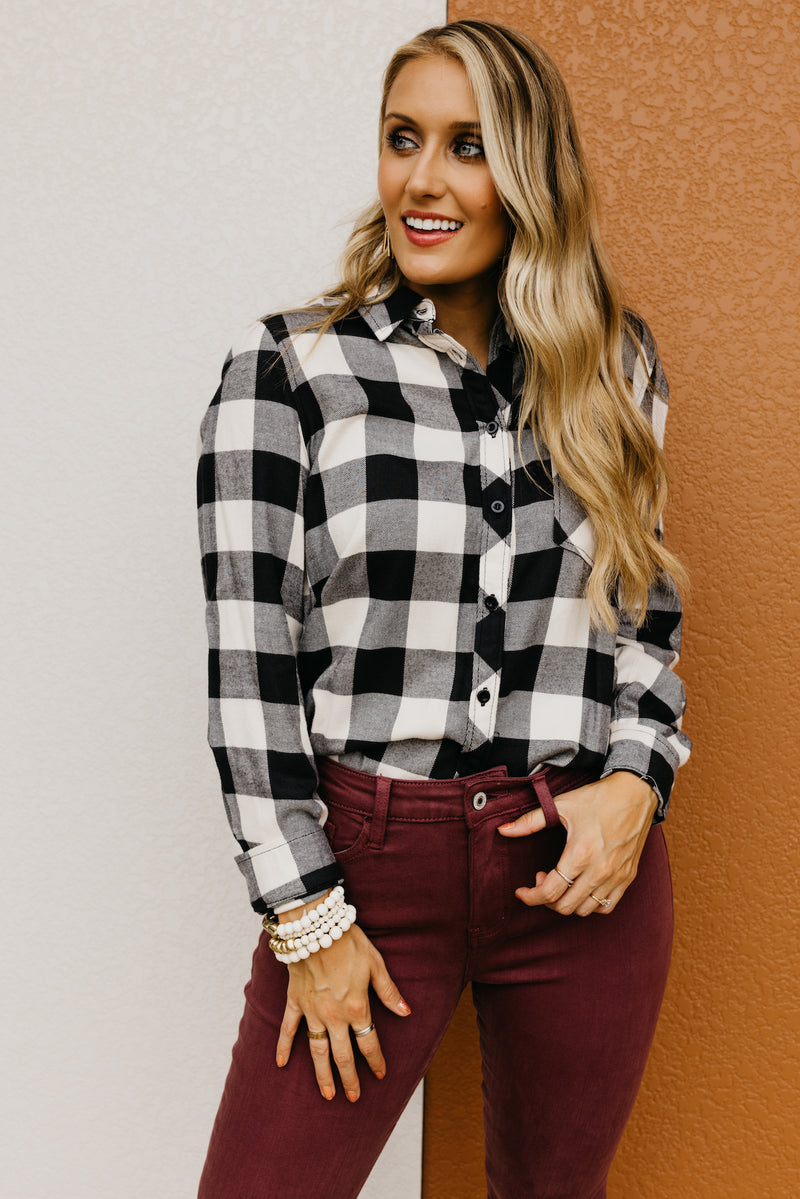 The Zola Buffalo Plaid Button Down