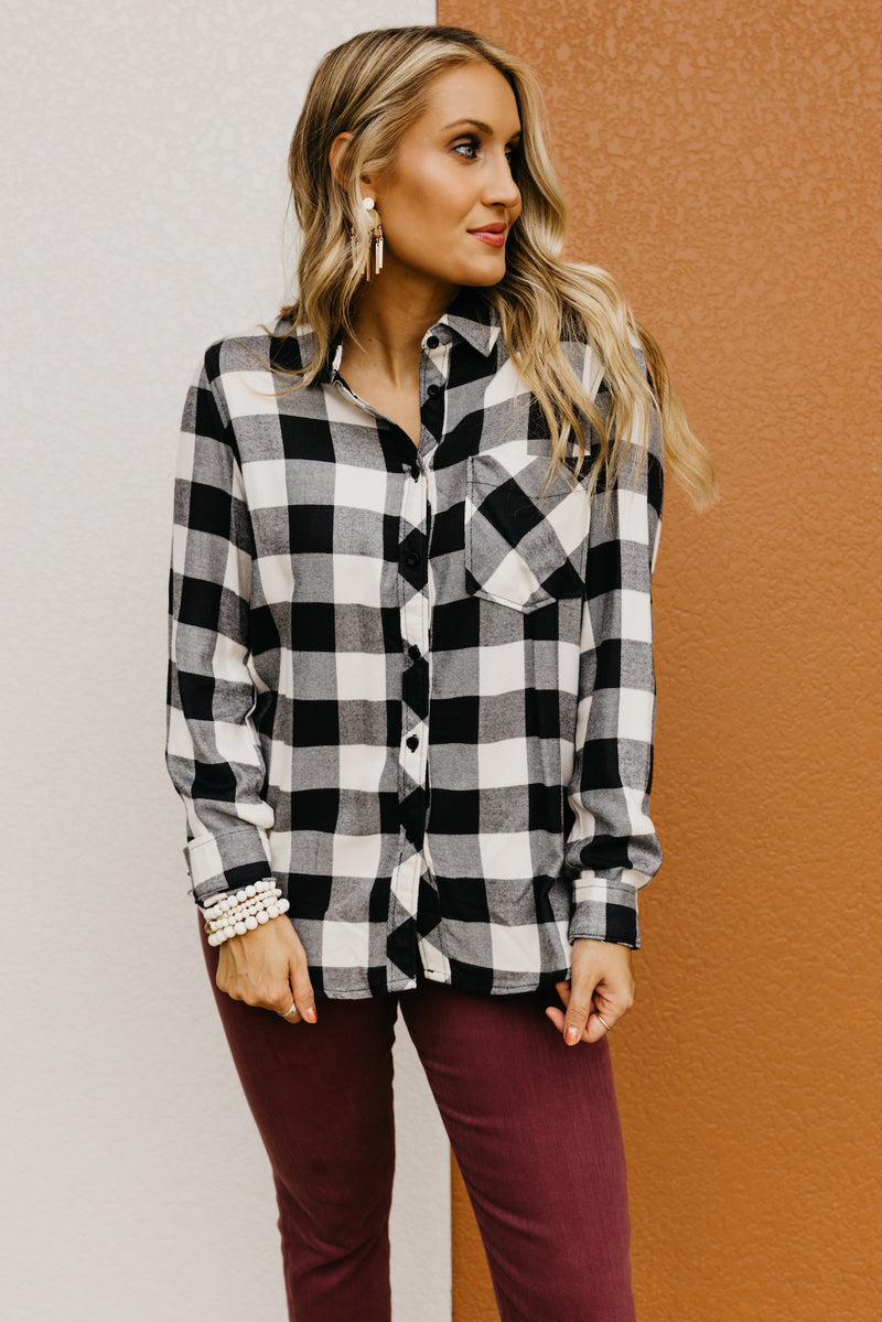 The Zola Buffalo Plaid Button Down