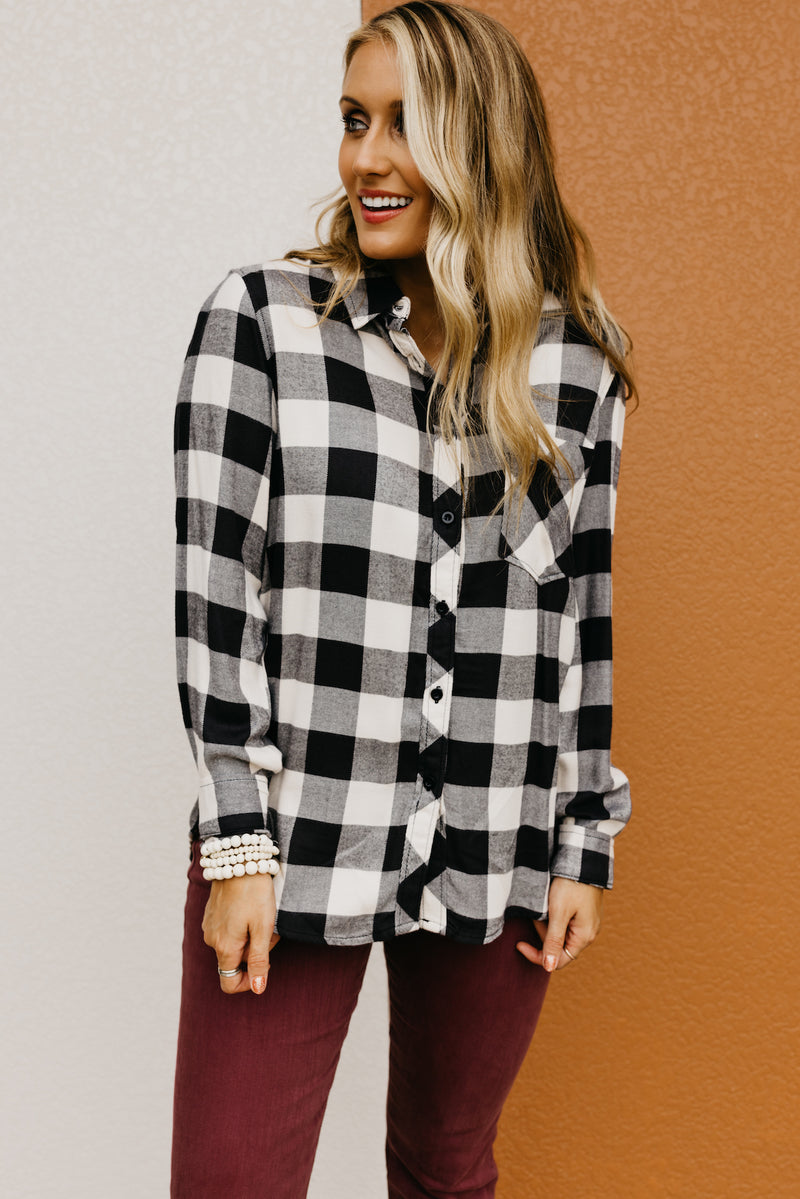 The Zola Buffalo Plaid Button Down