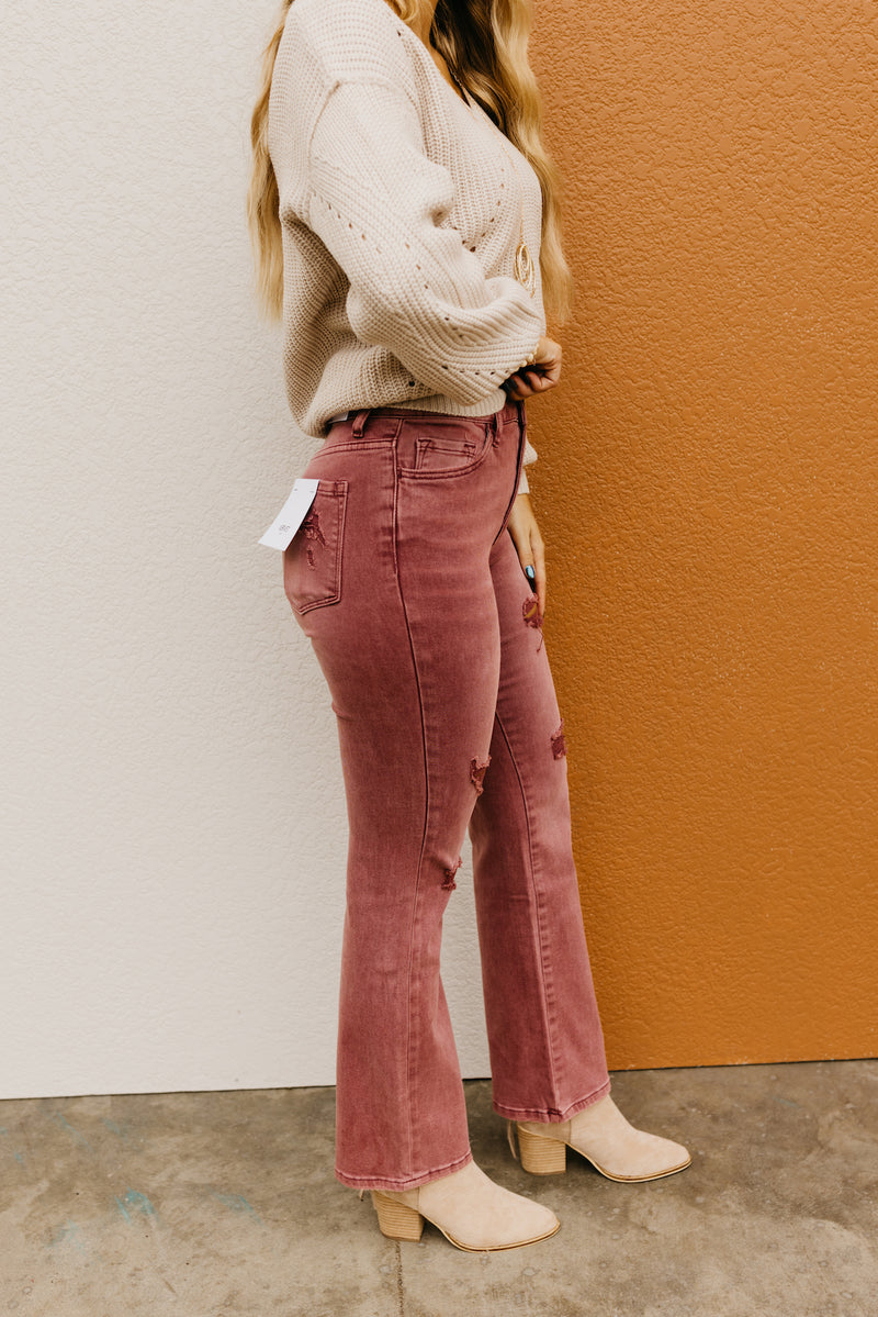 Vervet Denim | The Skylar High Rise Boot Cut Jeans