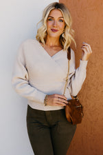 The Castiel Cross Wrap Sweater