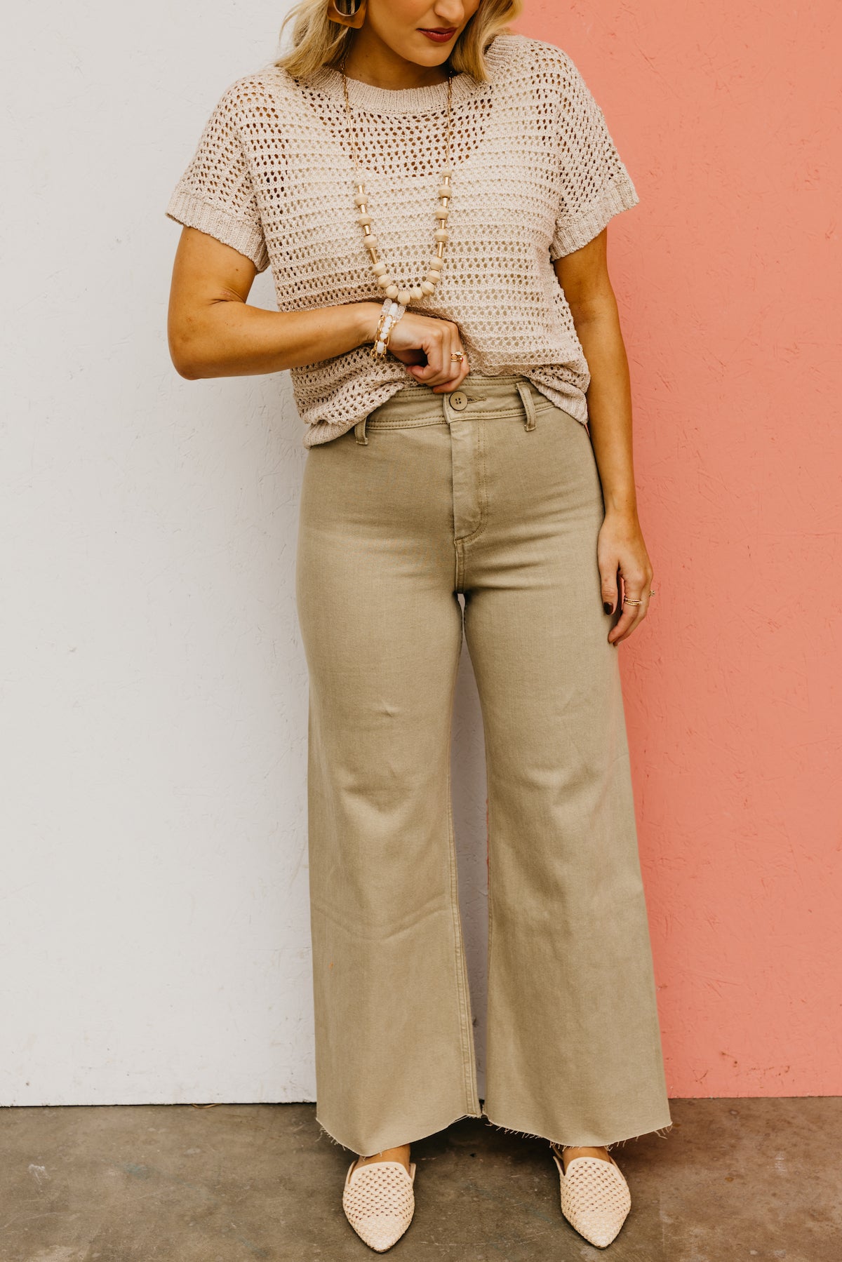 The Luciano Straight Wide Leg Denim Pants