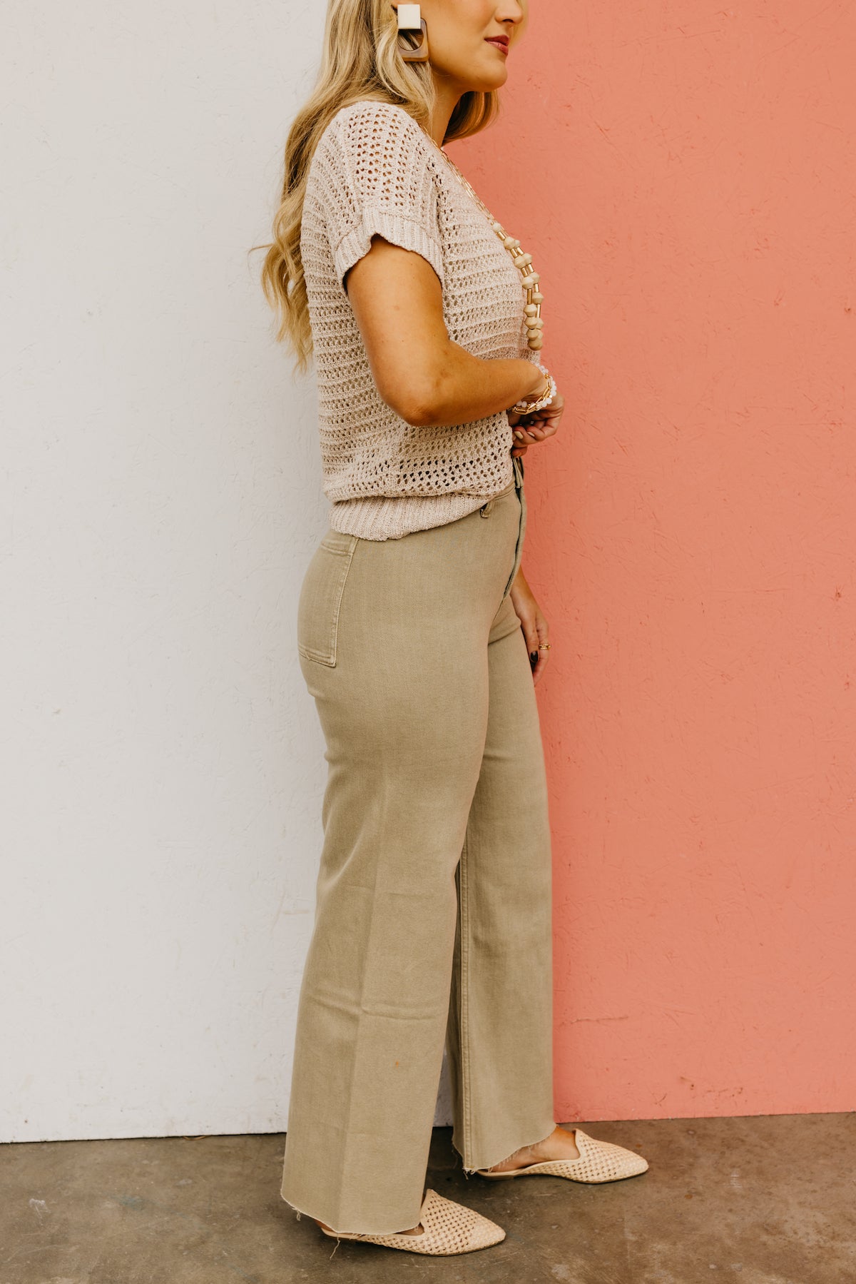 The Luciano Straight Wide Leg Denim Pants