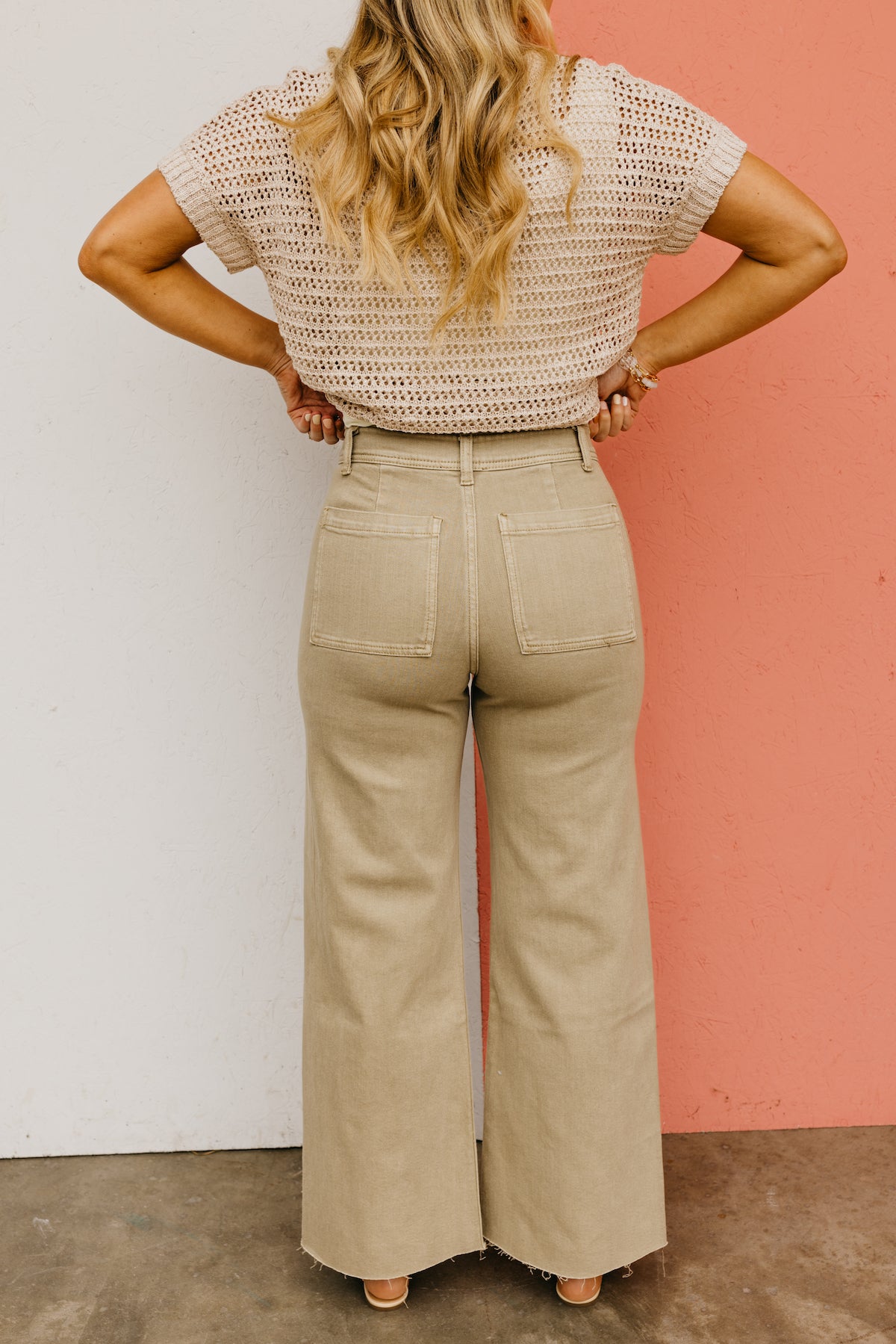 The Luciano Straight Wide Leg Denim Pants