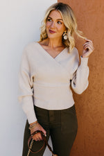 The Castiel Cross Wrap Sweater