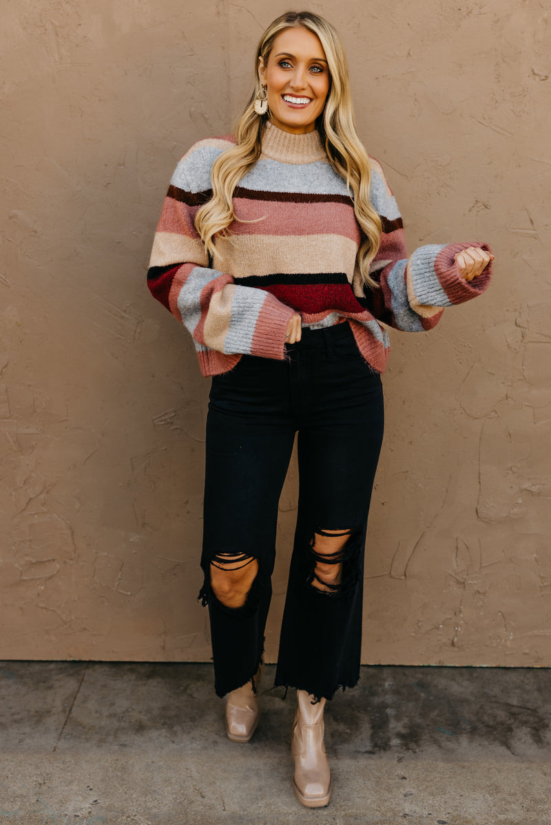 The River Mock Neck Sweater