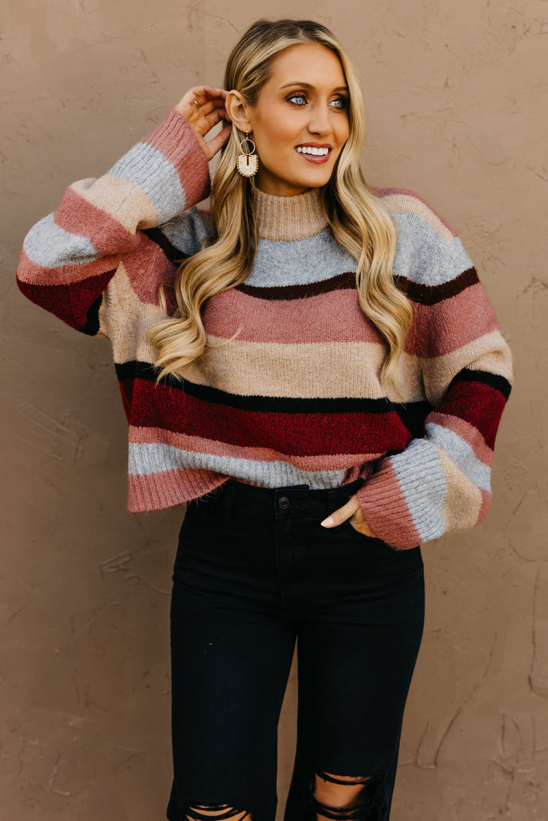 The River Mock Neck Sweater