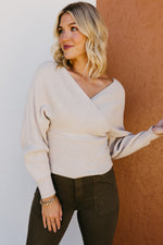 The Castiel Cross Wrap Sweater