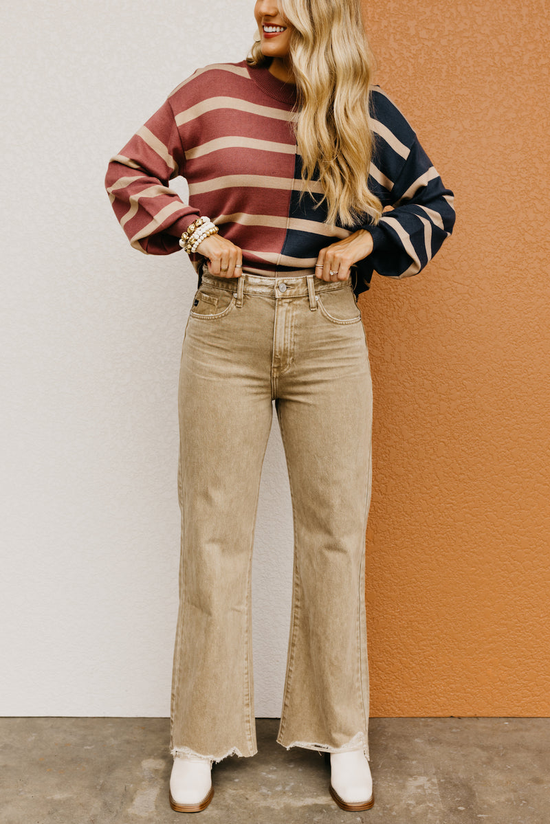 Kan Can Denim | Ultra High Rise 90's Flare Jeans - KC7452BW