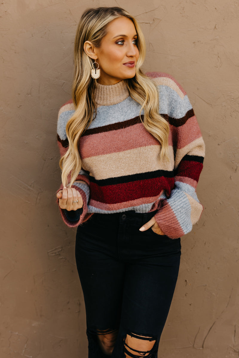 The River Mock Neck Sweater