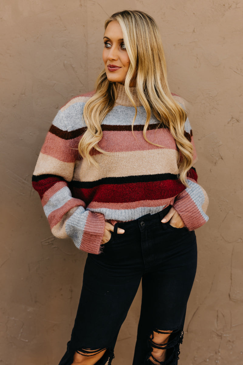 The River Mock Neck Sweater