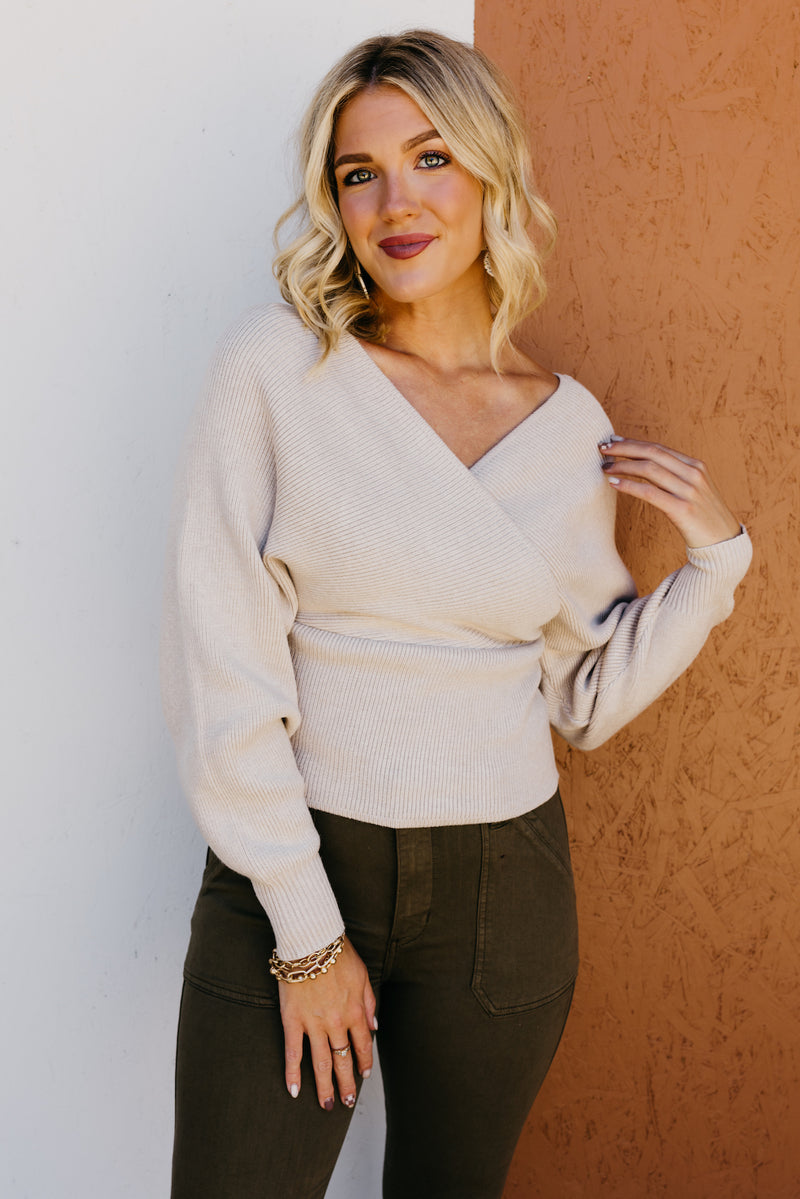 The Castiel Cross Wrap Sweater