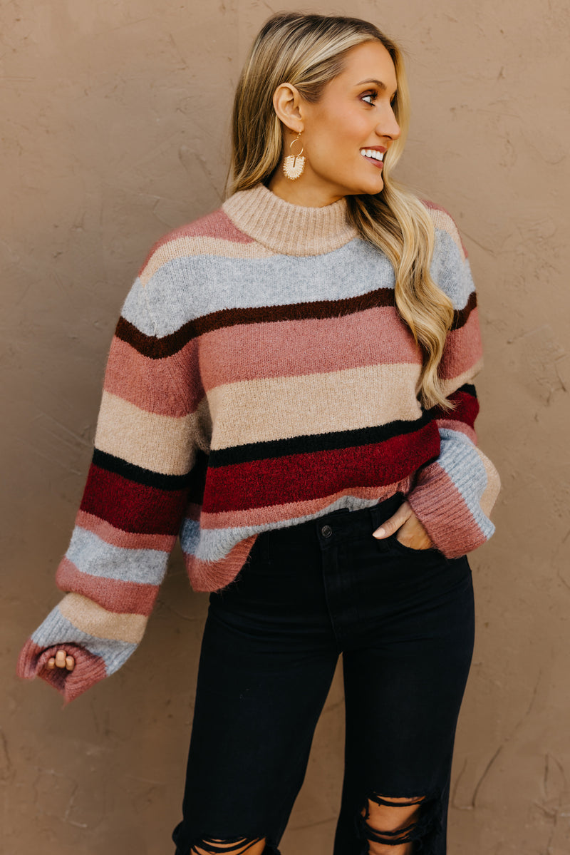 The River Mock Neck Sweater