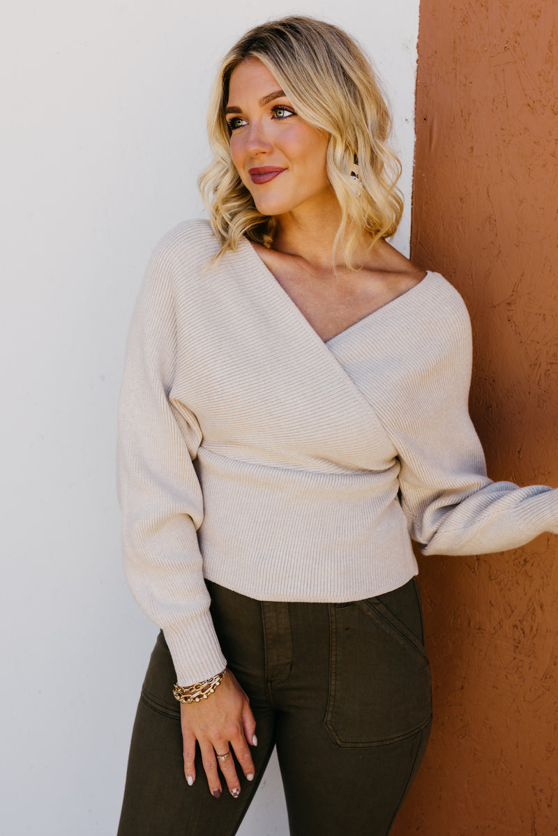 The Castiel Cross Wrap Sweater