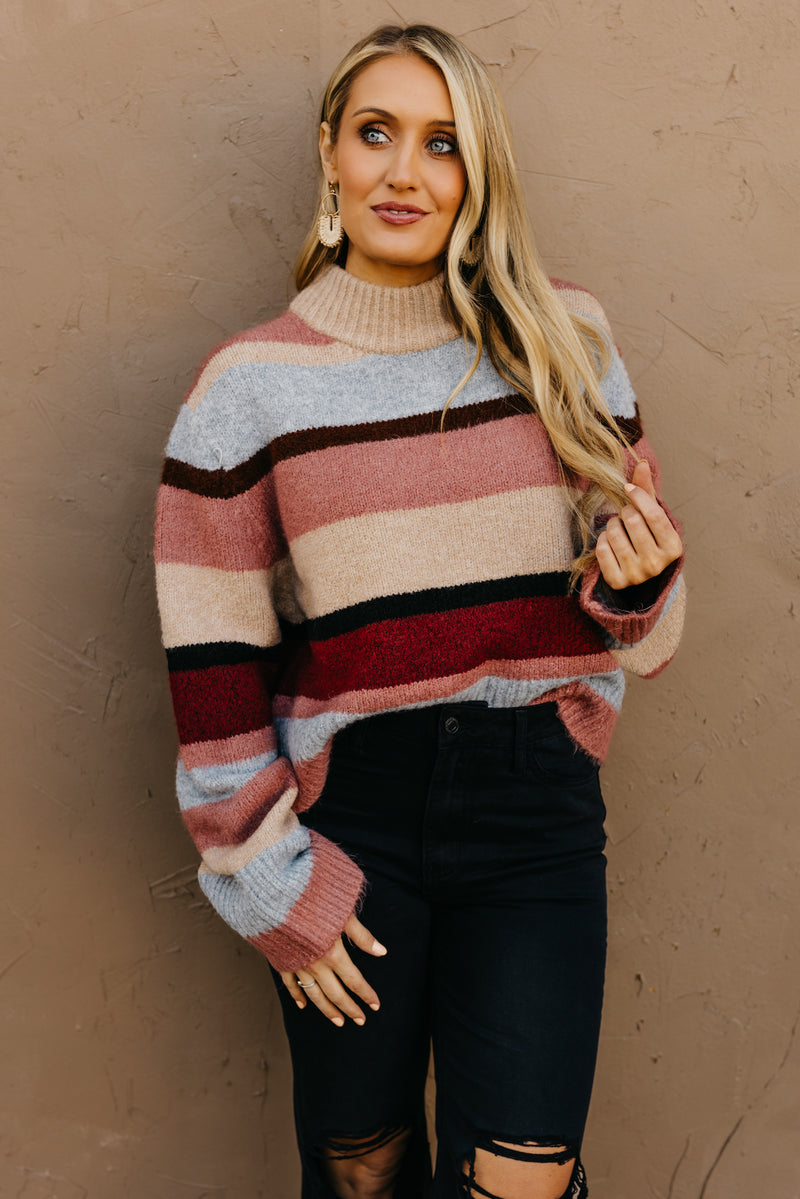 The River Mock Neck Sweater