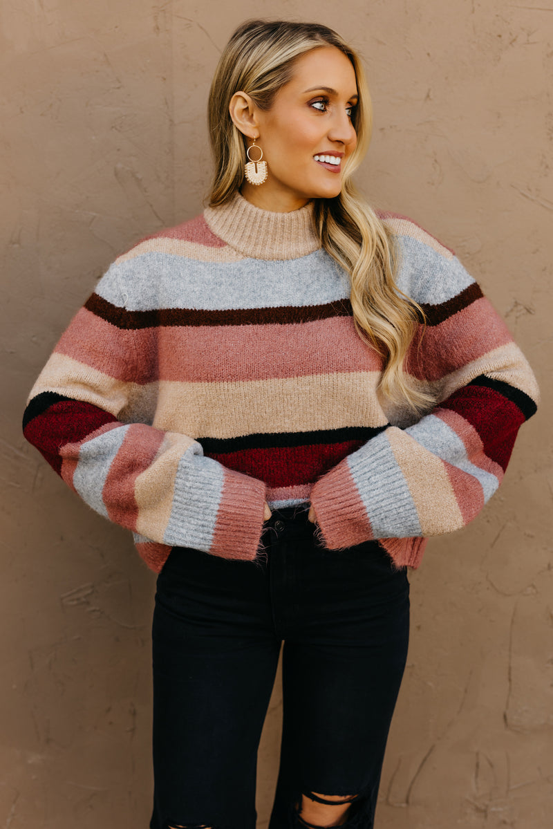 The River Mock Neck Sweater