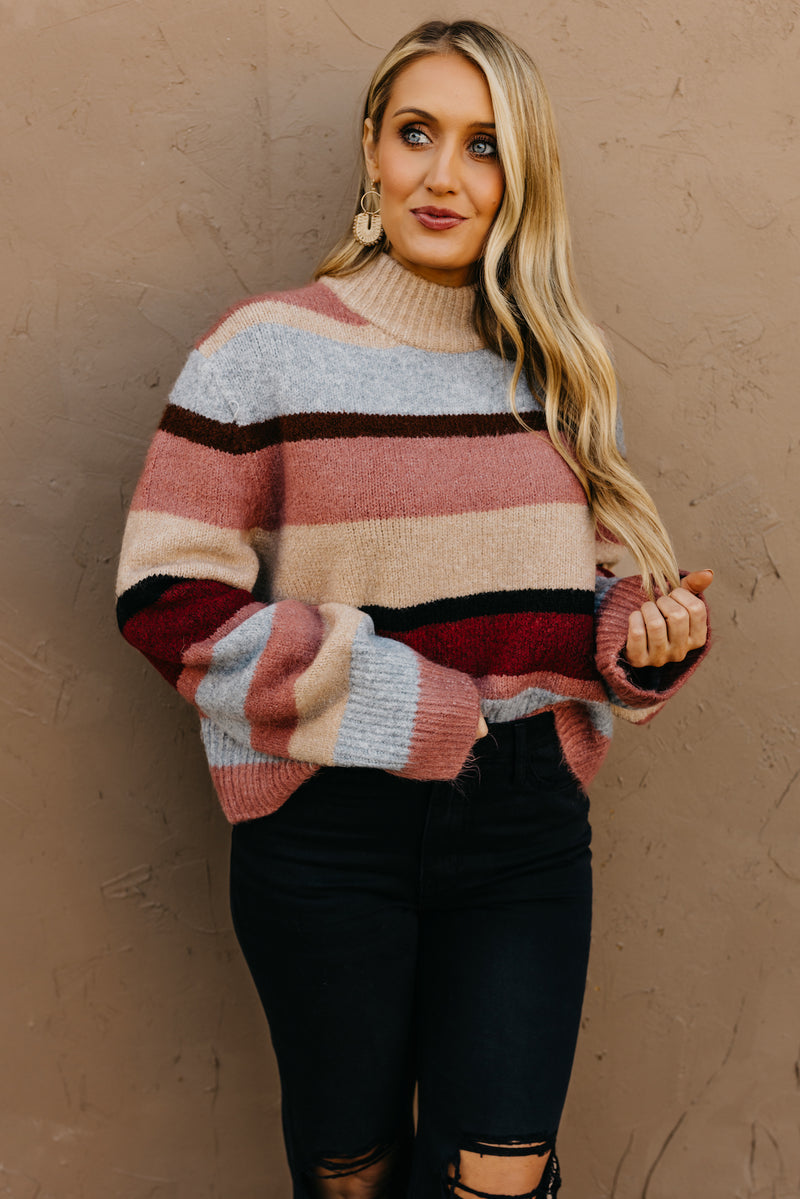 The River Mock Neck Sweater