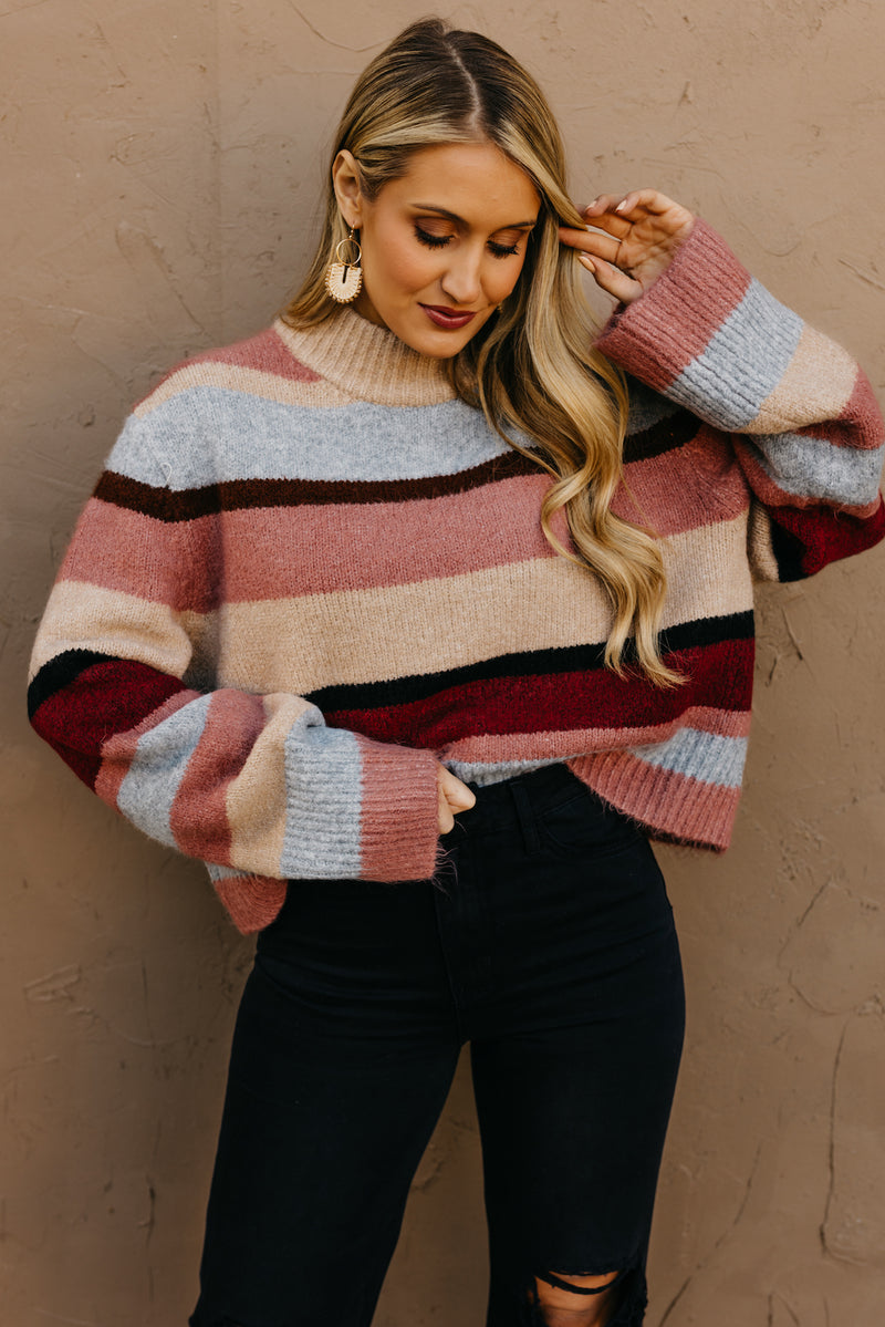 The River Mock Neck Sweater