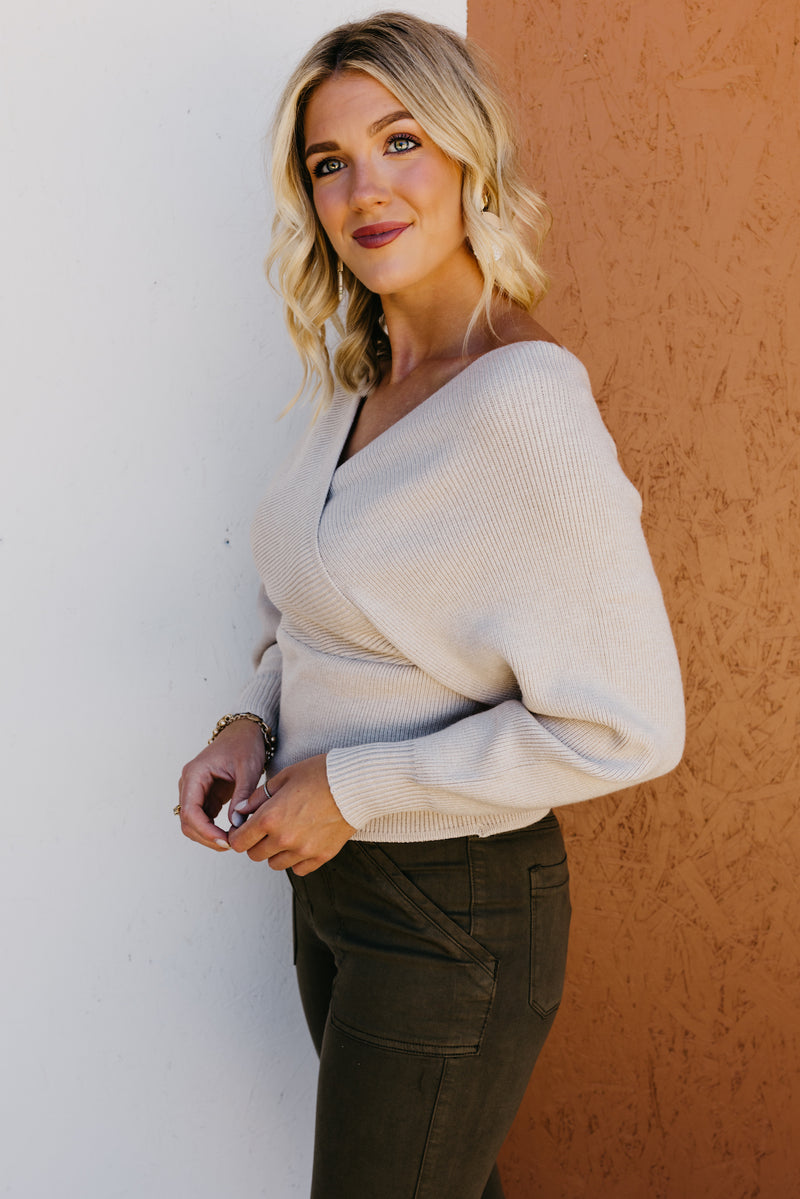 The Castiel Cross Wrap Sweater
