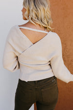 The Castiel Cross Wrap Sweater