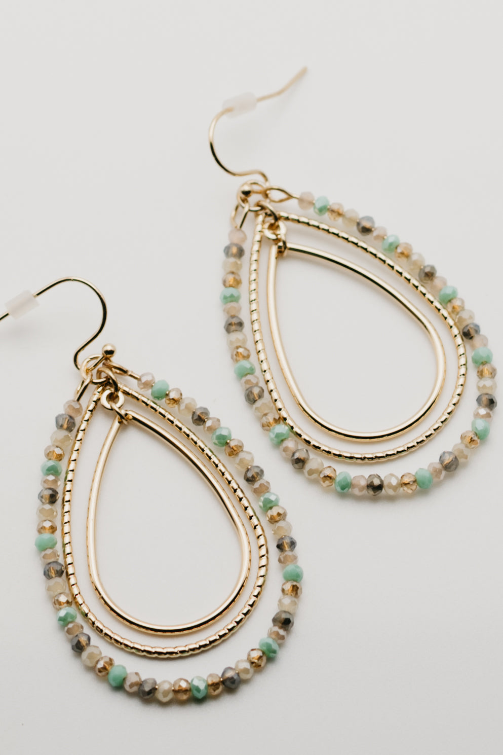 The Ezra Beaded Teardrop Earring