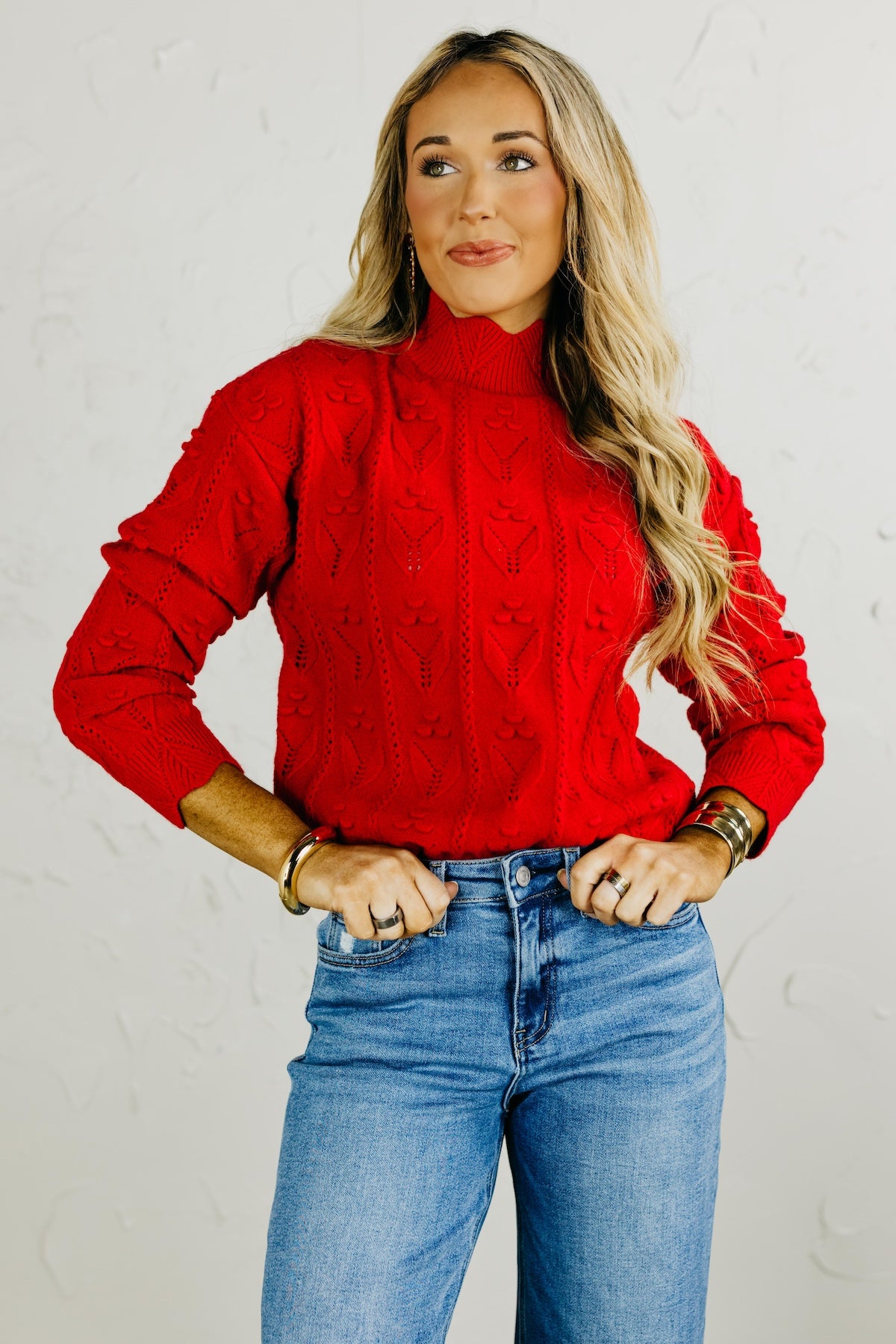 The Savannah Scallop Hem Sweater