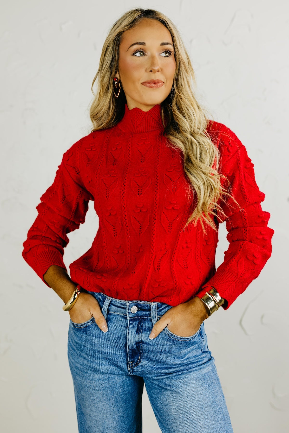 The Savannah Scallop Hem Sweater