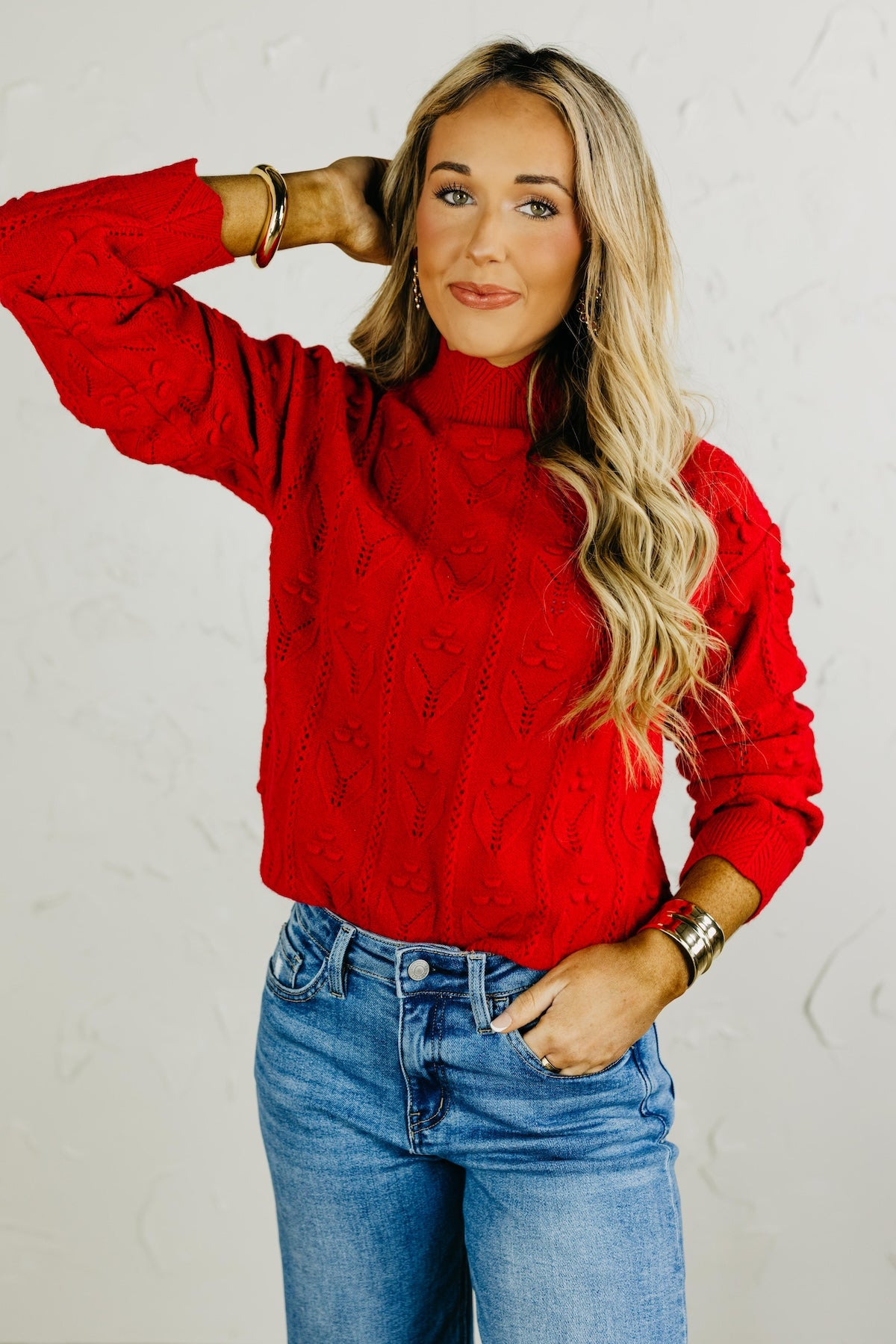 The Savannah Scallop Hem Sweater