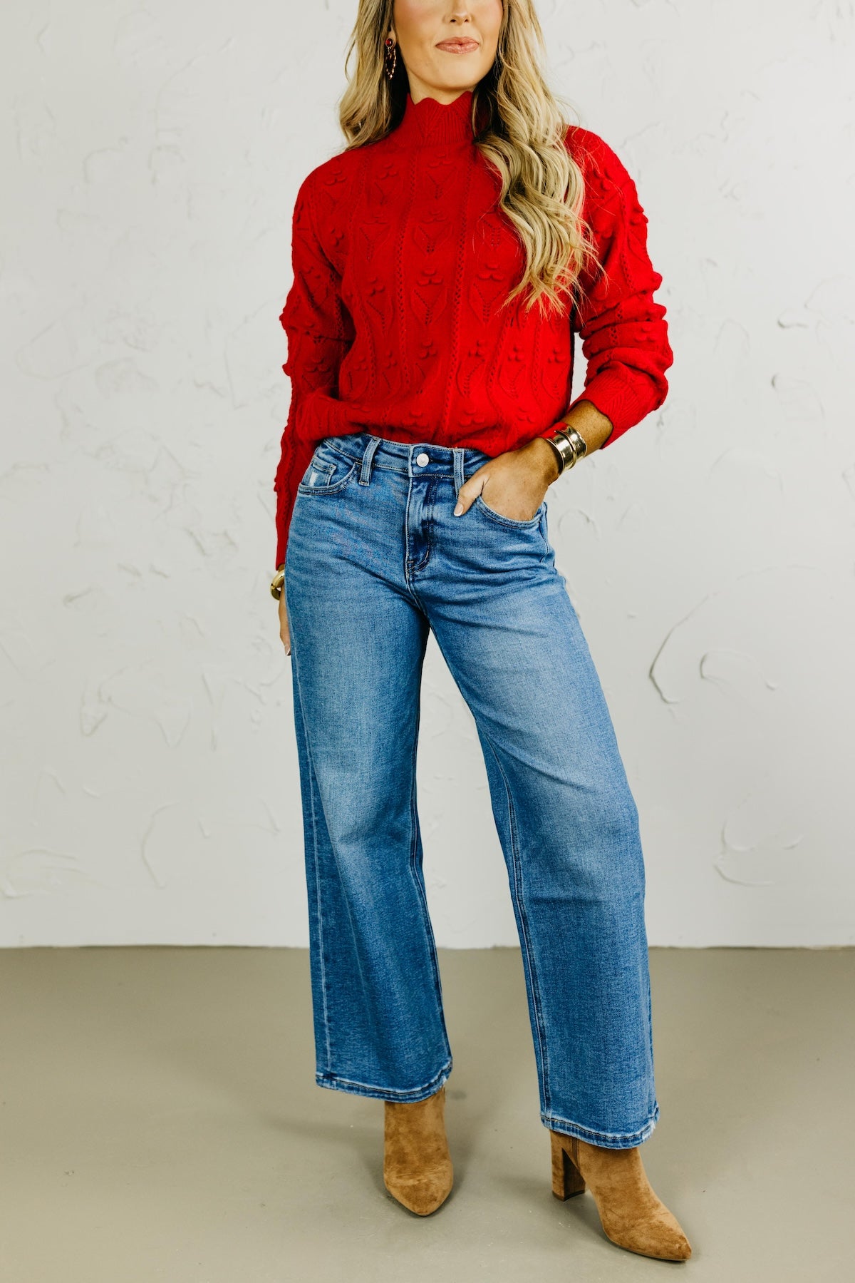 Lovervet by Vervet Denim | High Rise Crop Wide Leg Denim