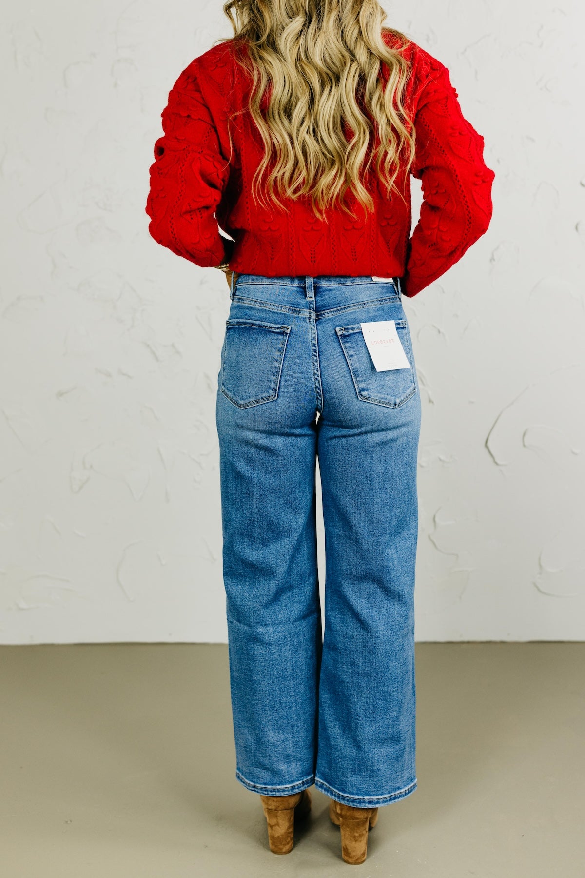 Lovervet by Vervet Denim | High Rise Crop Wide Leg Denim