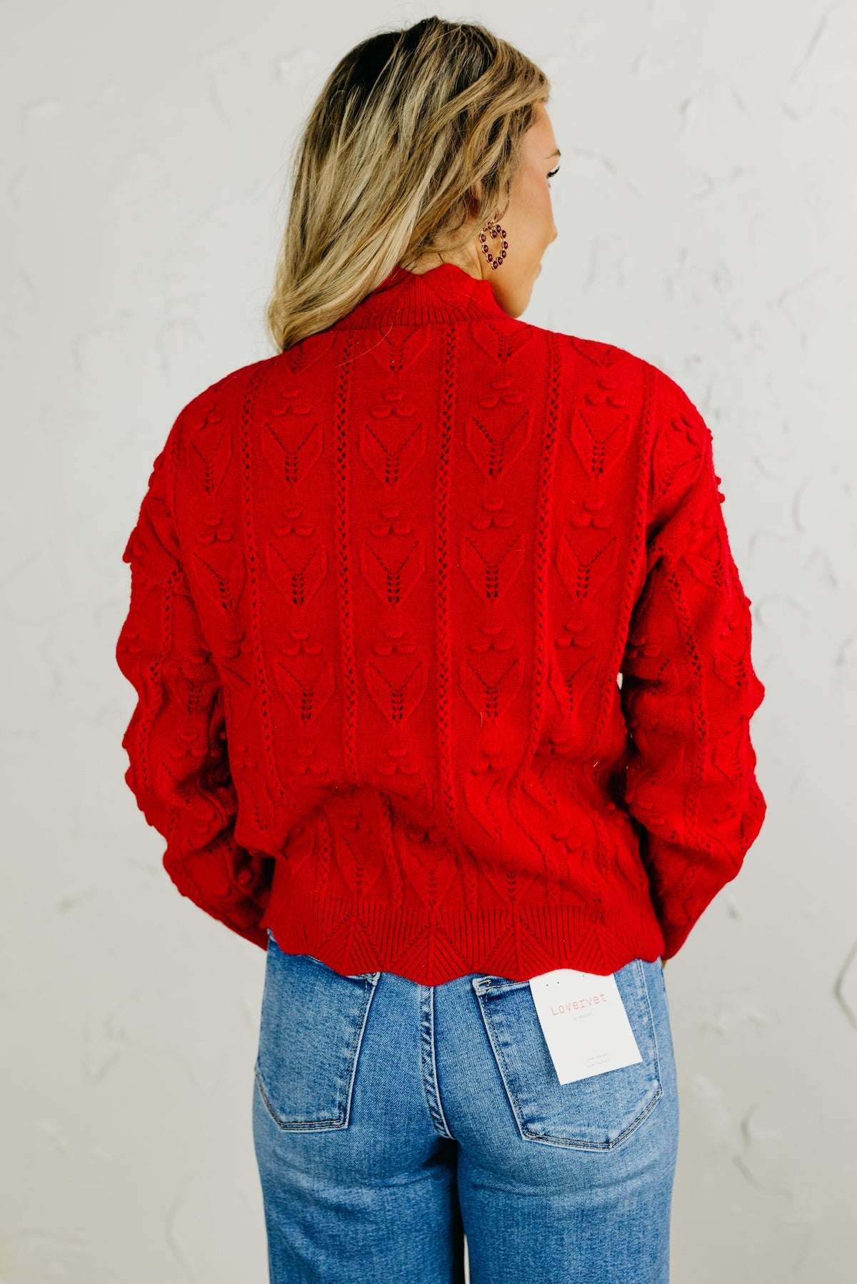 The Savannah Scallop Hem Sweater